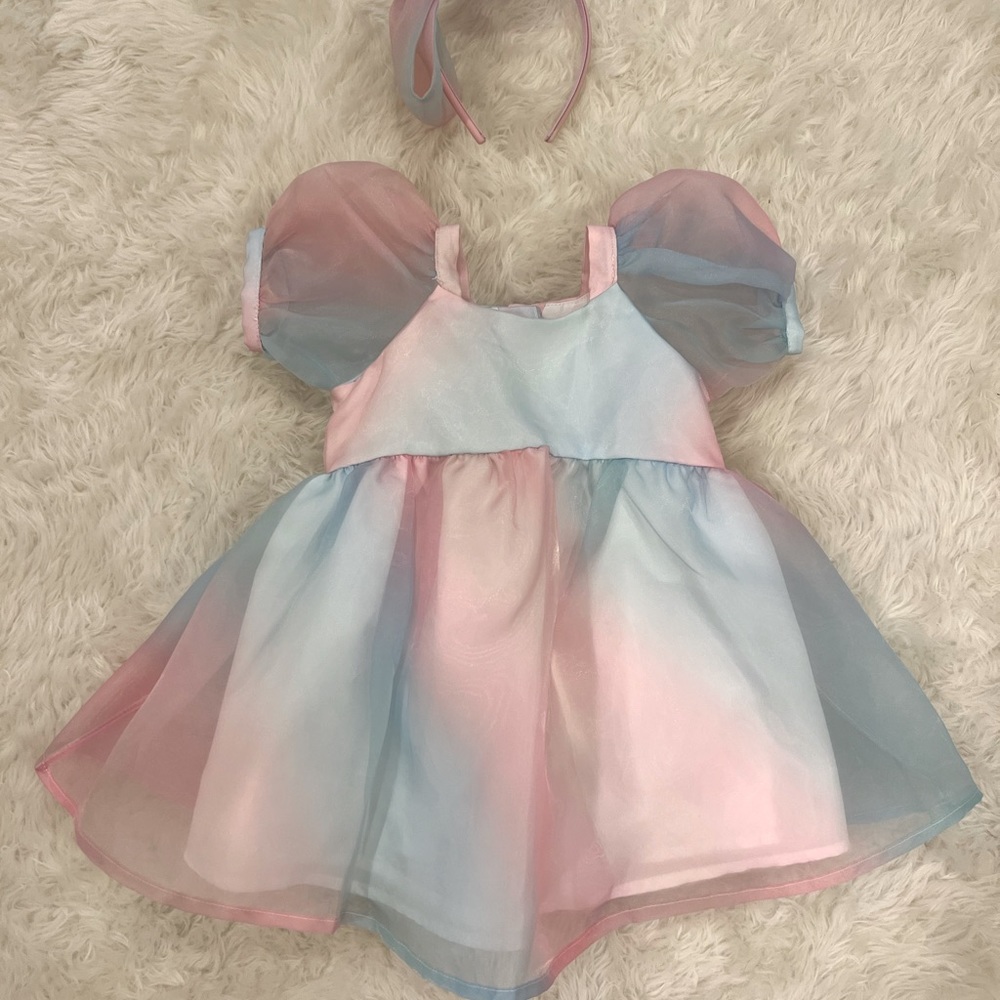 Janie and jack Disney mermaid dress with matching headband